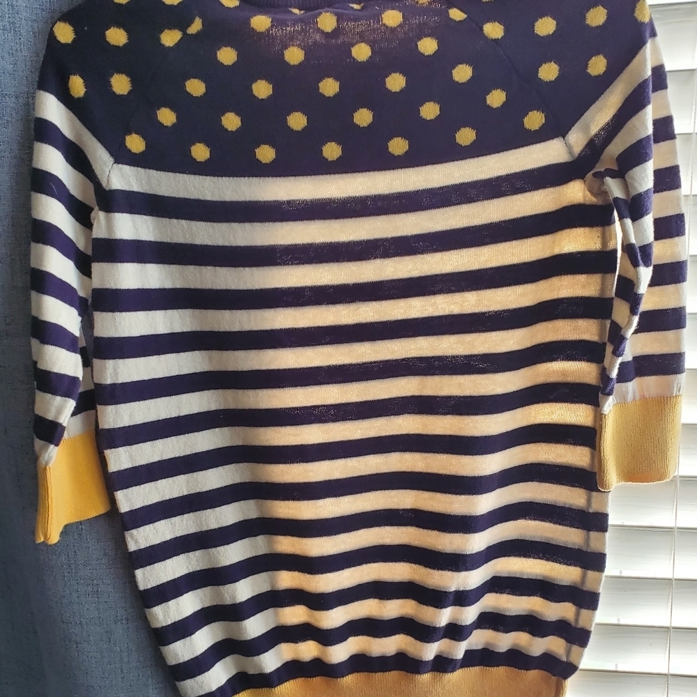 Pink Rose Striped Sweater - Picture 4 of 9
